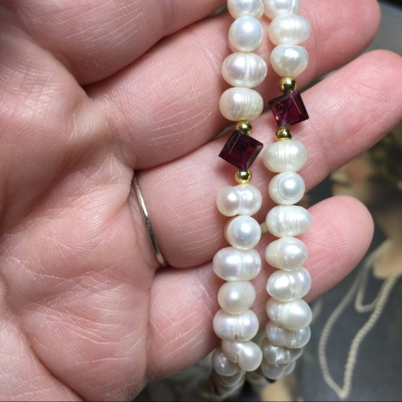 Great Gatsby! What a lovely Art Deco Pearl Set - Picture 1 of 5